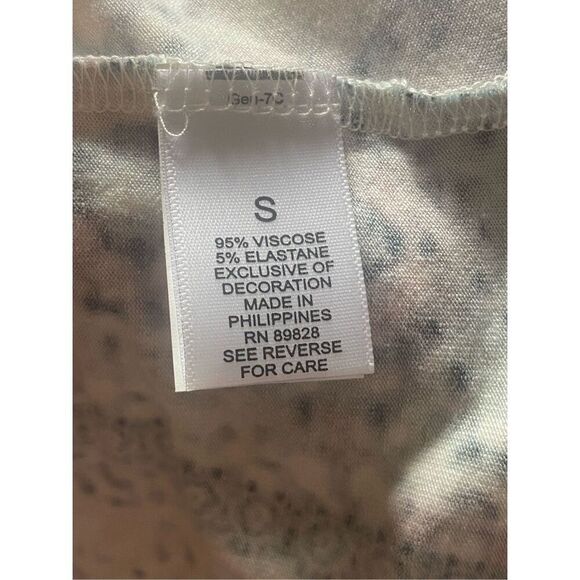 Haute Hippie Womens Pink Black Print Malia Surplice Faux Wrap Knit Top Small - Picture 6 of 6